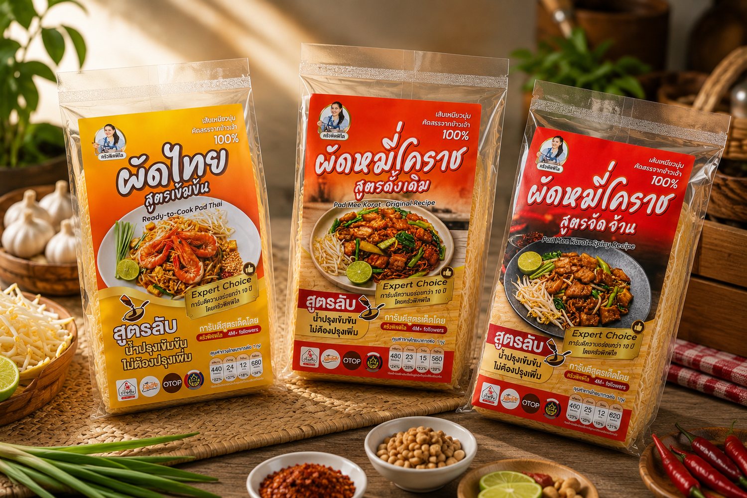 สินค้าเส้นพร้อมปรุง ครัวพิศพิไล